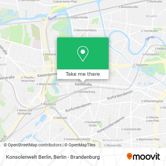 Карта Konsolenwelt Berlin