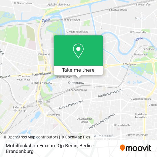 Mobilfunkshop Fexcom Qp Berlin map