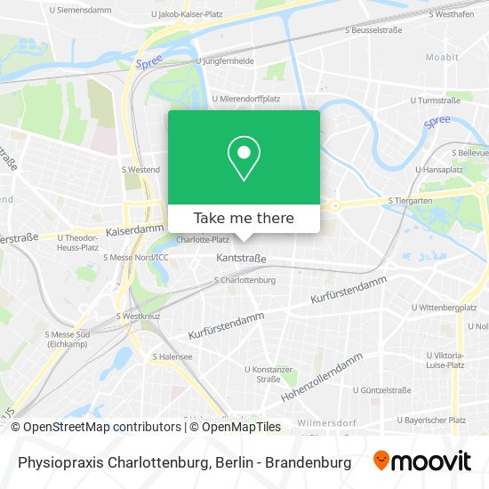 Карта Physiopraxis Charlottenburg