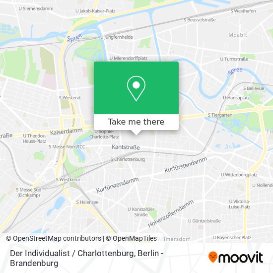 Der Individualist / Charlottenburg map