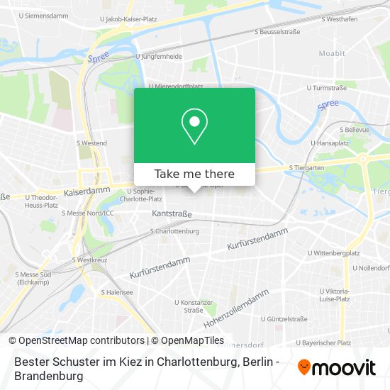 Карта Bester Schuster im Kiez in Charlottenburg