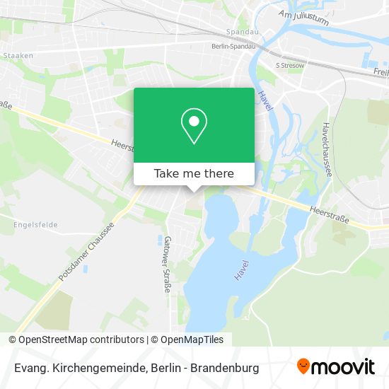 Evang. Kirchengemeinde map