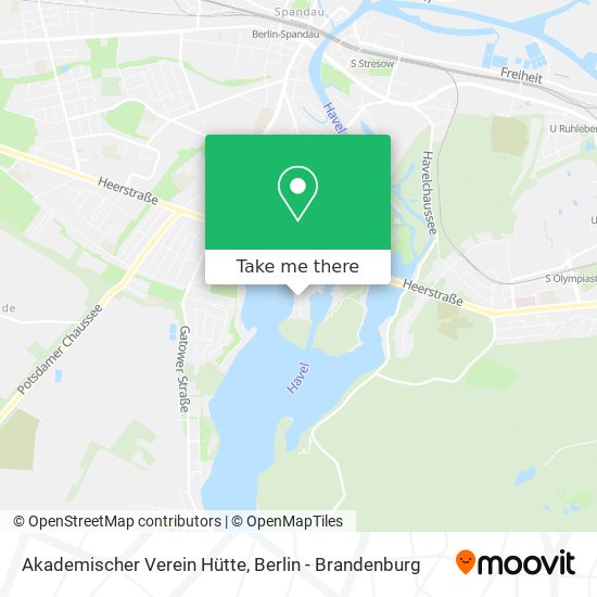 Akademischer Verein Hütte map
