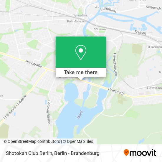 Shotokan Club Berlin map