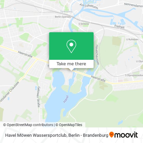 Havel Möwen Wassersportclub map