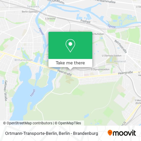 Ortmann-Transporte-Berlin map