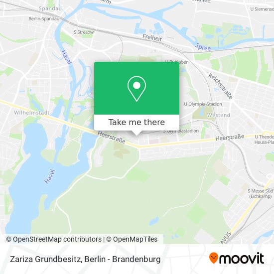 Zariza Grundbesitz map