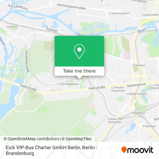 Карта Eick VIP-Bus Charter GmbH Berlin