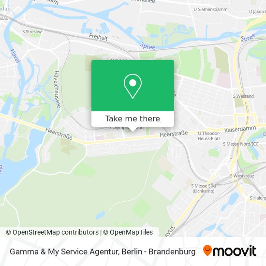 Gamma & My Service Agentur map