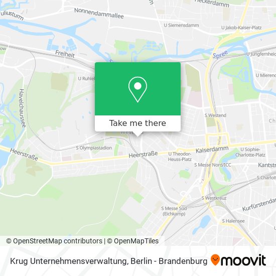 Krug Unternehmensverwaltung map