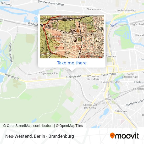 Neu-Westend map