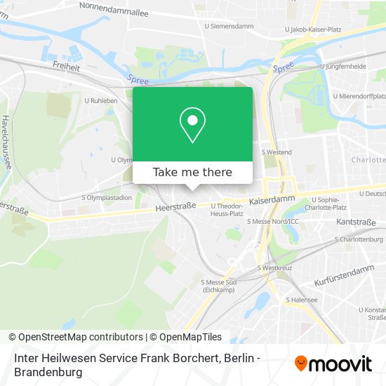 Карта Inter Heilwesen Service Frank Borchert