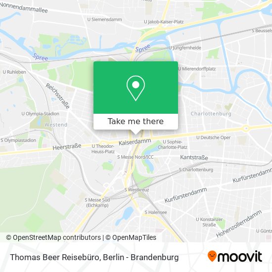 Thomas Beer Reisebüro map