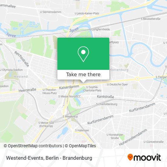 Westend-Events map