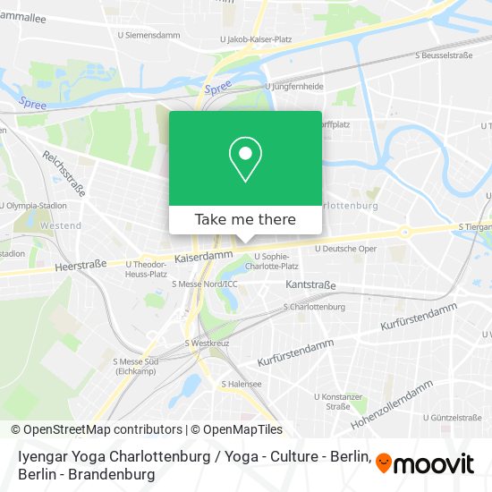 Карта Iyengar Yoga Charlottenburg / Yoga - Culture - Berlin