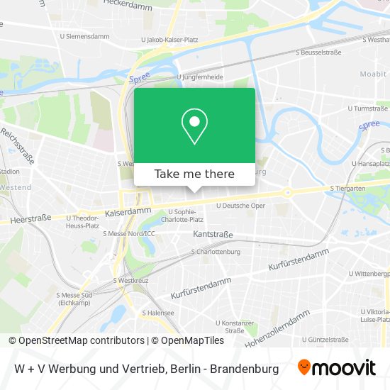 W + V Werbung und Vertrieb map