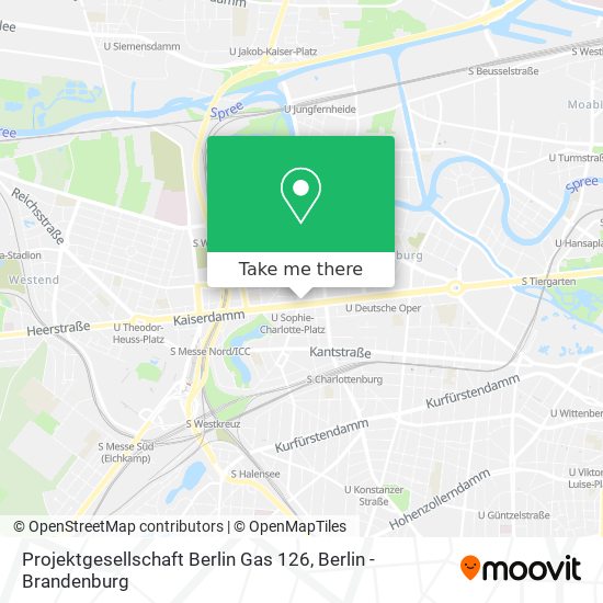 Projektgesellschaft Berlin Gas 126 map