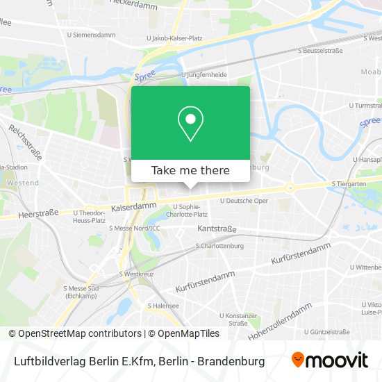 Luftbildverlag Berlin E.Kfm map