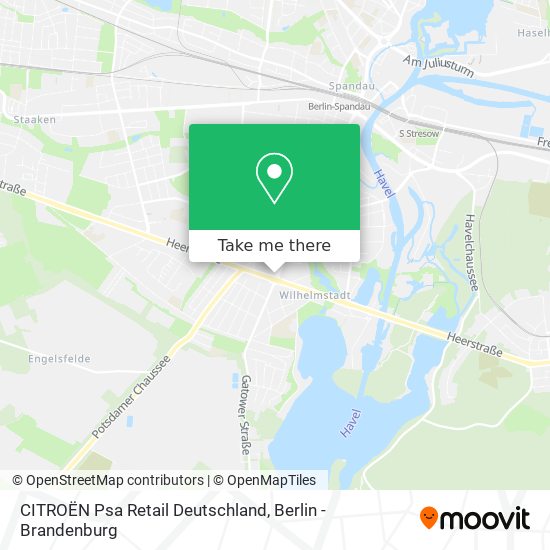 Карта CITROËN Psa Retail Deutschland