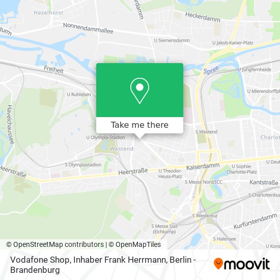 Карта Vodafone Shop, Inhaber Frank Herrmann
