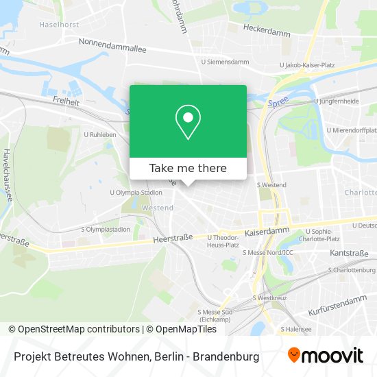 Projekt Betreutes Wohnen map