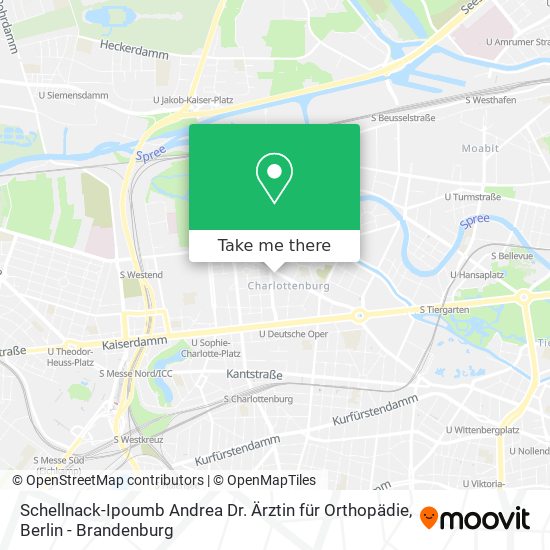 Schellnack-Ipoumb Andrea Dr. Ärztin für Orthopädie map