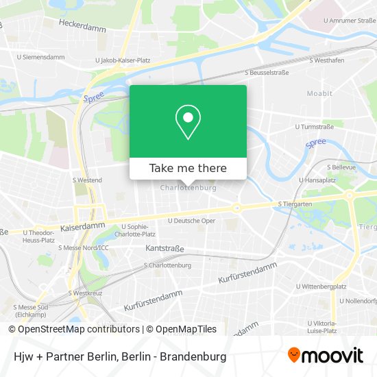 Карта Hjw + Partner Berlin