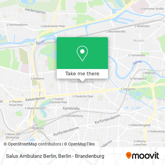Salus Ambulanz Berlin map