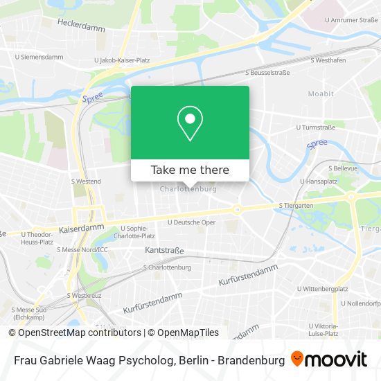 Карта Frau Gabriele Waag Psycholog