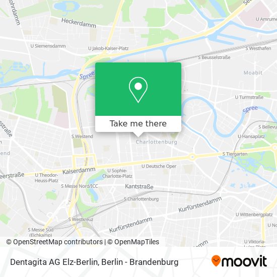 Dentagita AG Elz-Berlin map