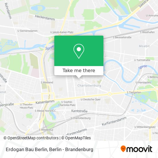 Erdogan Bau Berlin map