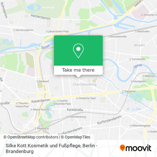 Silke Kott Kosmetik und Fußpflege map