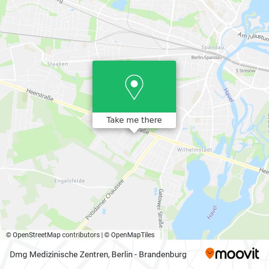 Dmg Medizinische Zentren map