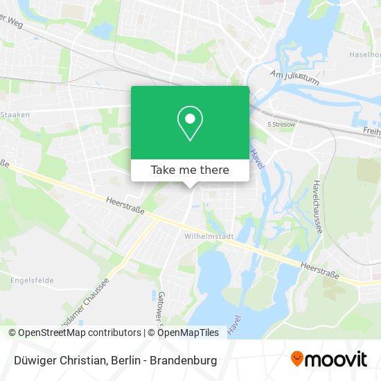 Düwiger Christian map