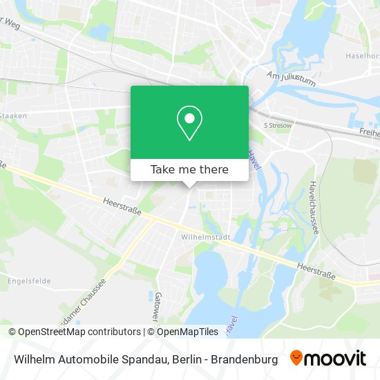 Wilhelm Automobile Spandau map