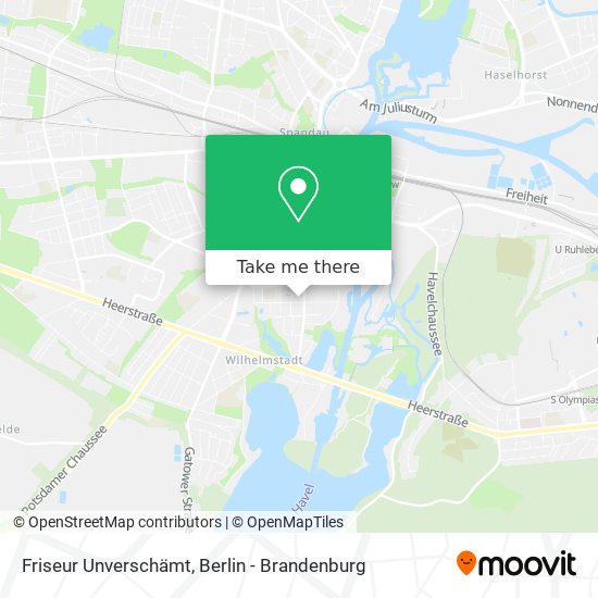 Friseur Unverschämt map