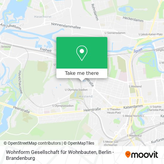 Wohnform Gesellschaft für Wohnbauten map