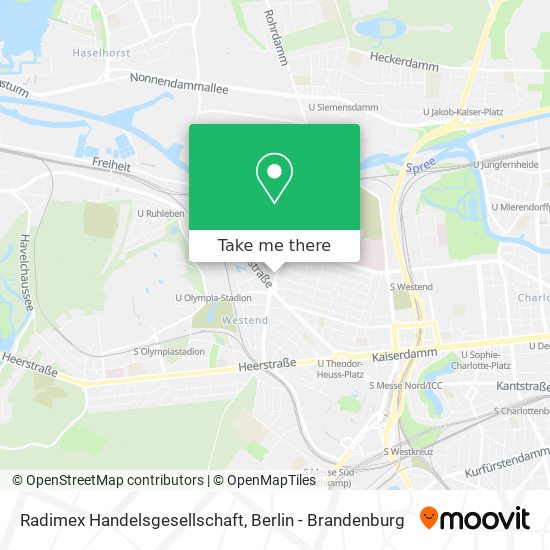 Карта Radimex Handelsgesellschaft