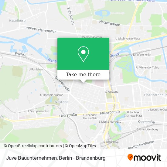 Juve Bauunternehmen map
