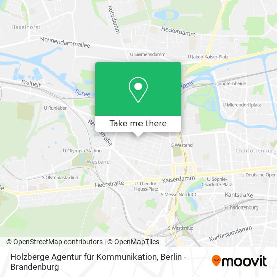 Карта Holzberge Agentur für Kommunikation