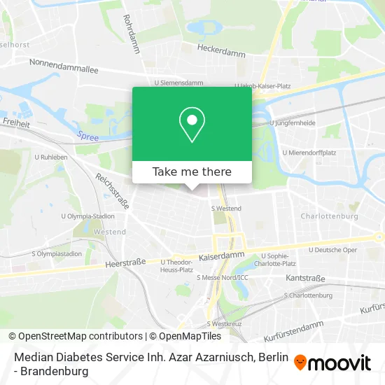 Карта Median Diabetes Service Inh. Azar Azarniusch