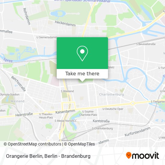 Карта Orangerie Berlin