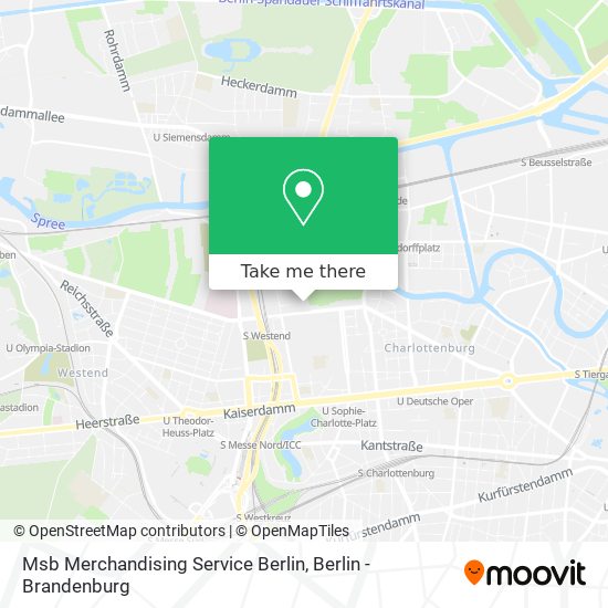 Карта Msb Merchandising Service Berlin