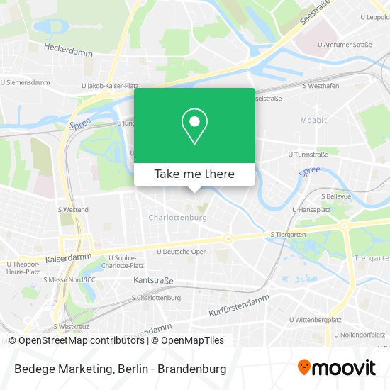 Bedege Marketing map