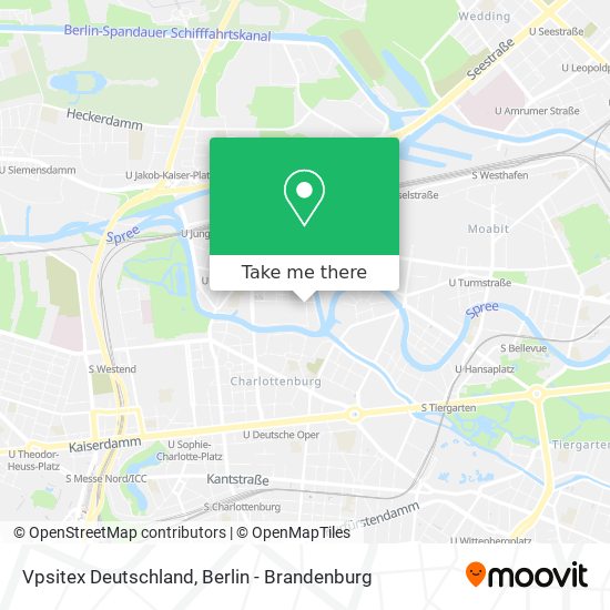 Vpsitex Deutschland map