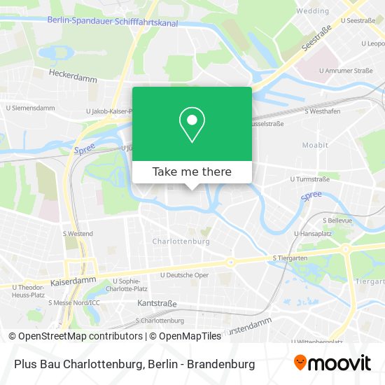 Plus Bau Charlottenburg map