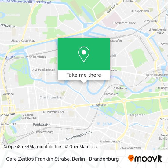 Cafe Zeitlos Franklin Straße map