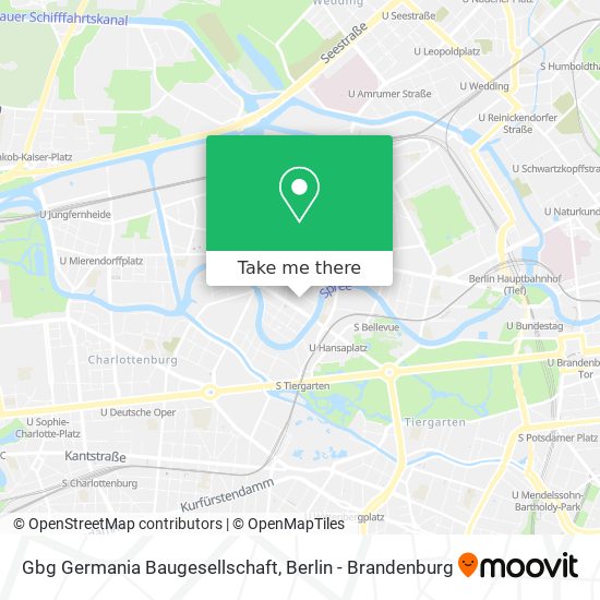 Карта Gbg Germania Baugesellschaft
