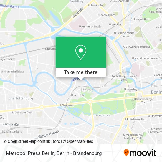 Metropol Press Berlin map