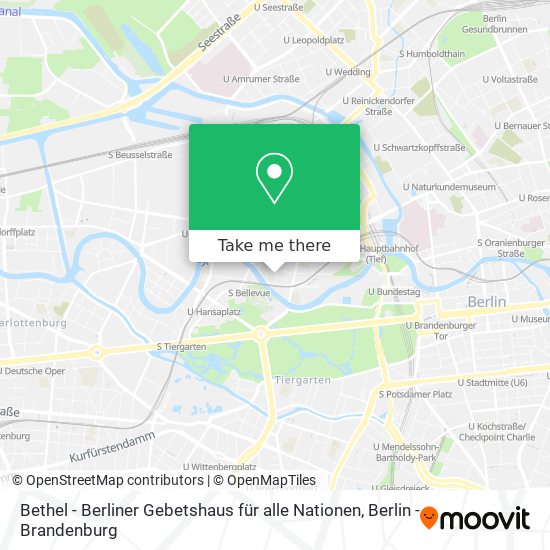 Bethel - Berliner Gebetshaus für alle Nationen map